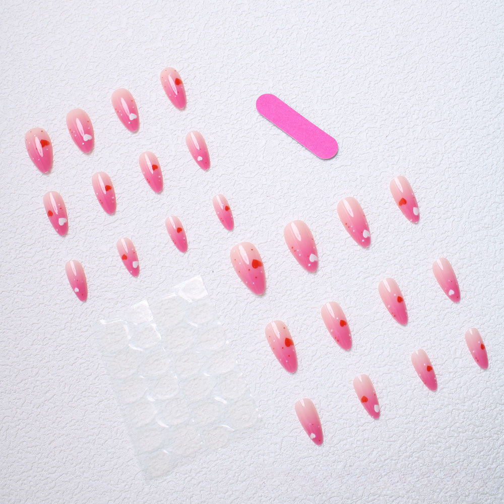 Wholesale 24 Pieces/box Press-on Nails Kits Nail Stickers ACC-NS-XingNai004