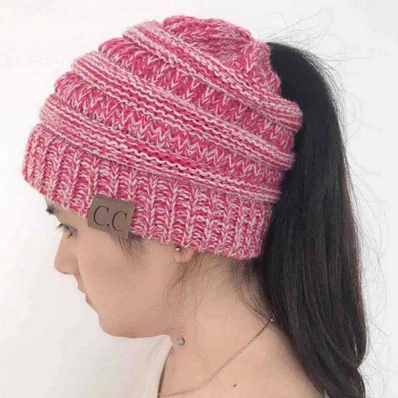 Wholesale Ponytail Hat Knitted Wool Hat ACC-HT-Xiongk001