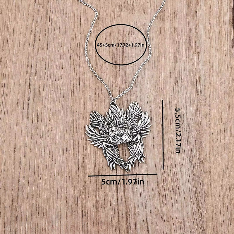 Wholesale Vintage Evil Eye Wings Necklace ACC-NE-FuSu012