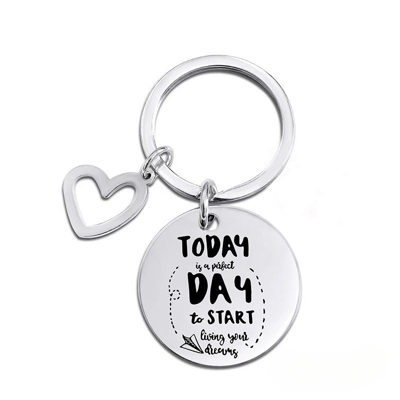 Wholesale 2024 Graduation Season Gift Commemorative Stainless Steel Keychain ACC-KC-Ganggu010
