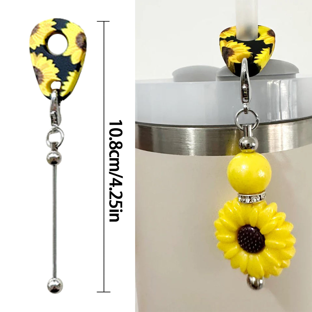 Wholesale 6pcs Beadable Cup Charm DIY Straw Charm Cup Charm Beadable Blank Bar ACC-CA-002