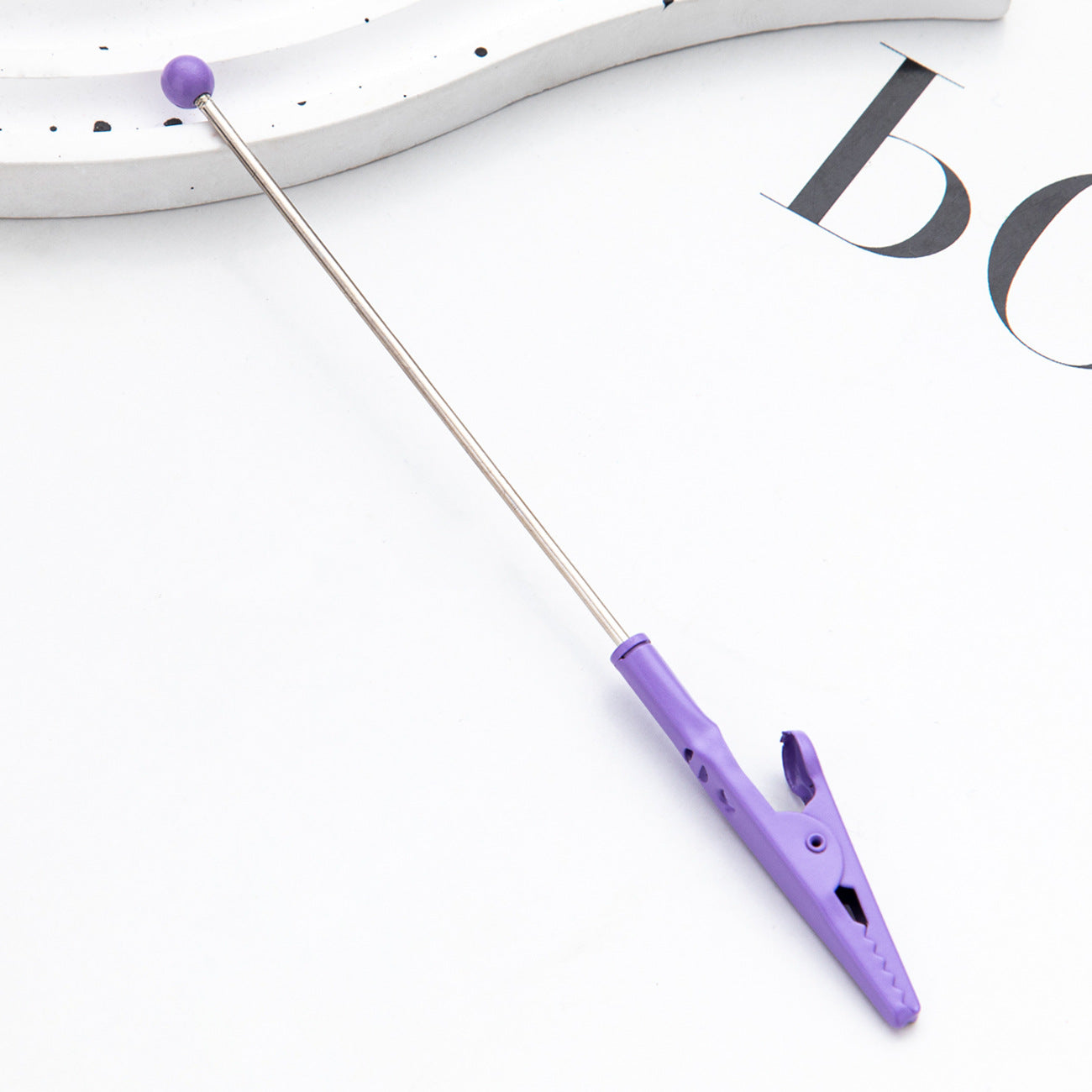 Wholesale Beadable Metal Card Grabber For Long Nails Macaron Color DIY Contactless Cards with Cards Puller ACC-KC-HuaH002