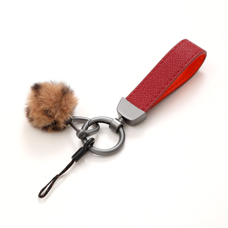 Wholesale Leather Plush Accessories Detachable Keychains ACC-KC-YiTian002