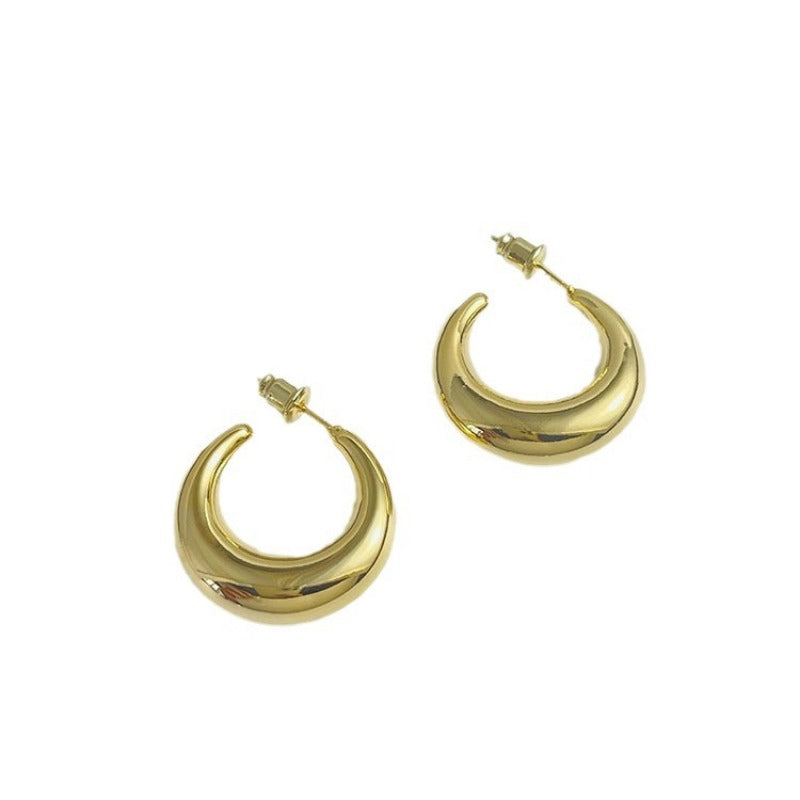 Wholesale Metal Plain French Retro Earrings ACC-ES-HaoWen008