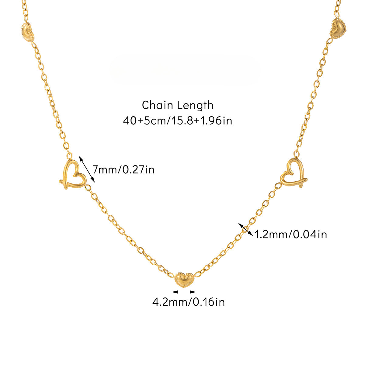 Wholesale Titanium Steel Necklace Double Steel Bead Necklace Light Luxury Necklaces ACC-NE-Jind005