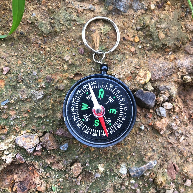 Wholesale Black Compass Keychain ACC-KC-KaBiao015
