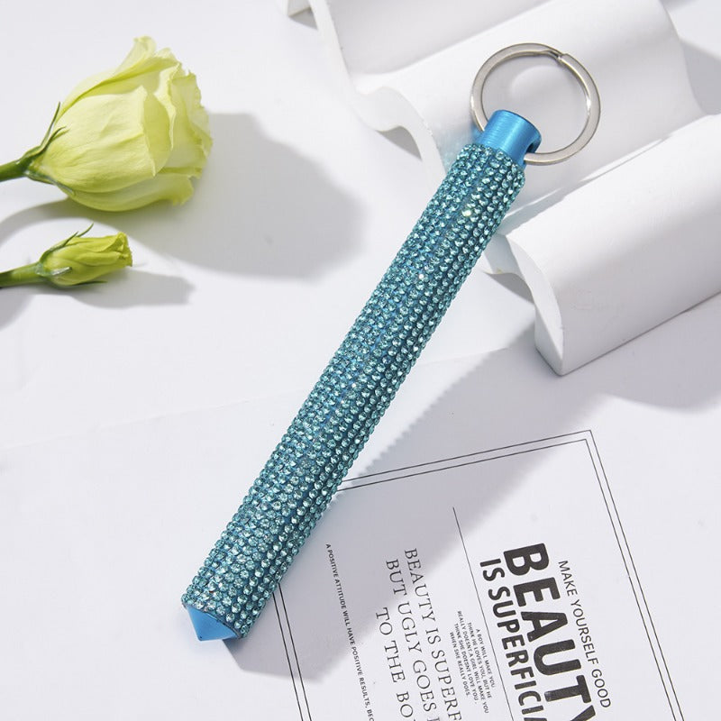 Wholesale Outdoor Metal Diamond Portable Car Key Pendant ACC-KC-XingChu004