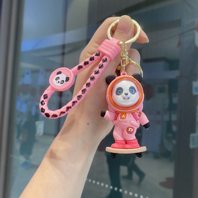 Wholesale Cartoon Skateboard Panda Keychain ACCVIP-KC-ZeCi001