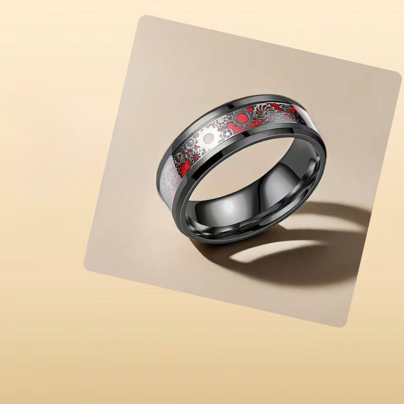 Wholesale Titanium Steel Rings Men's Rings ACC-RS-Ruih004