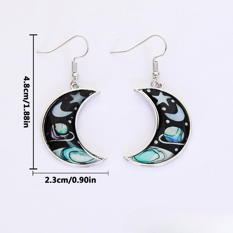 Wholesale Moon Star Alloy Earrings ACC-ES-MingC006