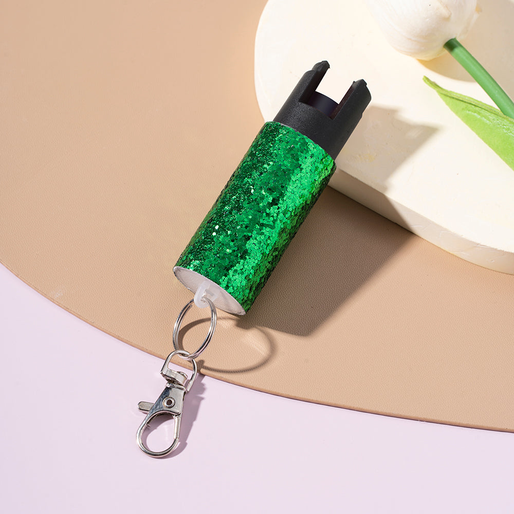 Wholesale Portable Push-on Glitter Sequin Keychains ACC-KC-ZhiYa061