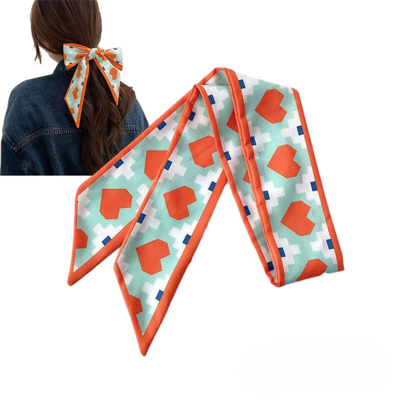 Wholesale Retro Bow Ribbon Streamer Mori Headband Hair Scrunchies ACC-HS-Weim002