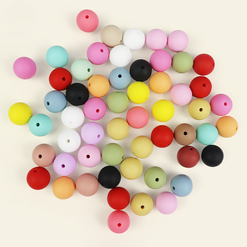 Wholesale 100pcs 15mm Silicone Ball DIY for Beadable ACC-BDS-JIaHao004