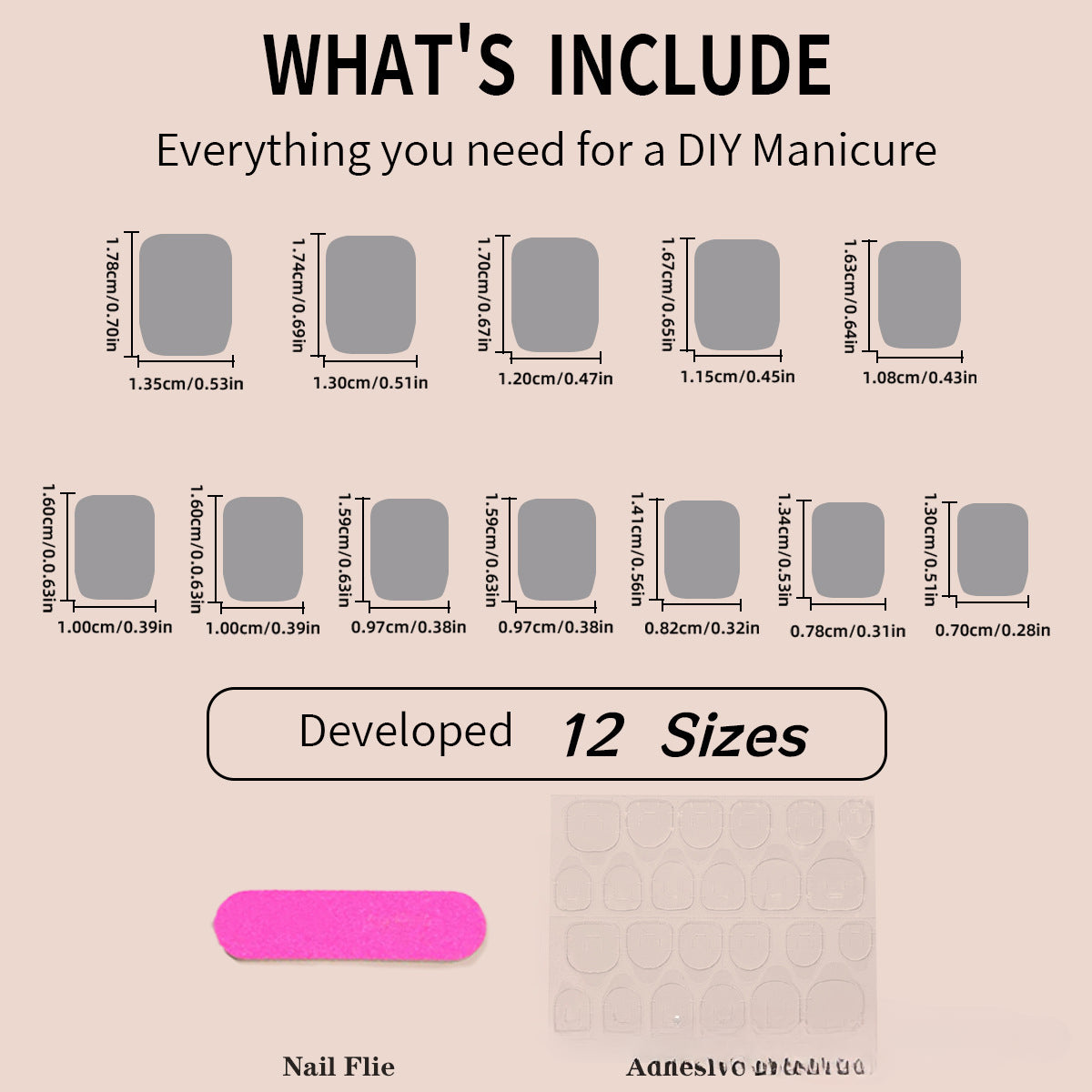 Wholesale 24pcs/box Glitter Nail Stickers Solid Color Rectangle Wearable Nail Press-On Nail Set ACC-NS-HaoYi029