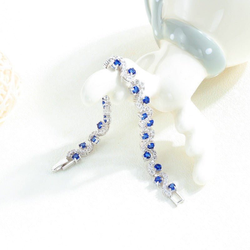 Wholesale Zirconia White Gold Plated Bracelets ACC-BT-OPK004