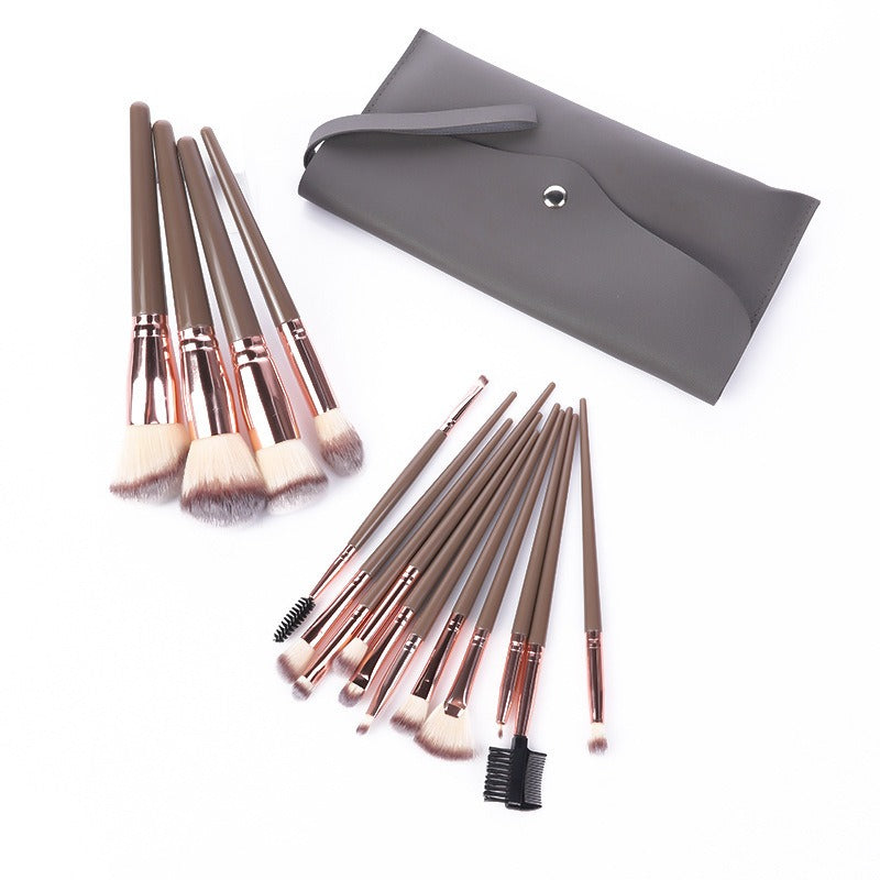 Wholesale 15pcs/set Soft Bristle Powder Blush Makeup Brushes ACC-MB-Feim003