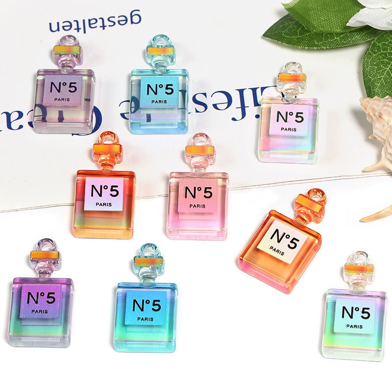 Wholesale 50pcs Acrylic Colorful Perfume Bottle Beads Diy Accessories ACC-BDS-BLG131