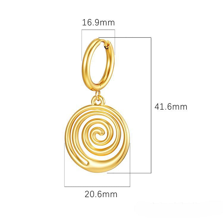 Wholesale 18K Gold Plated Stainless Steel Earrings ACC-ES-MuShan015