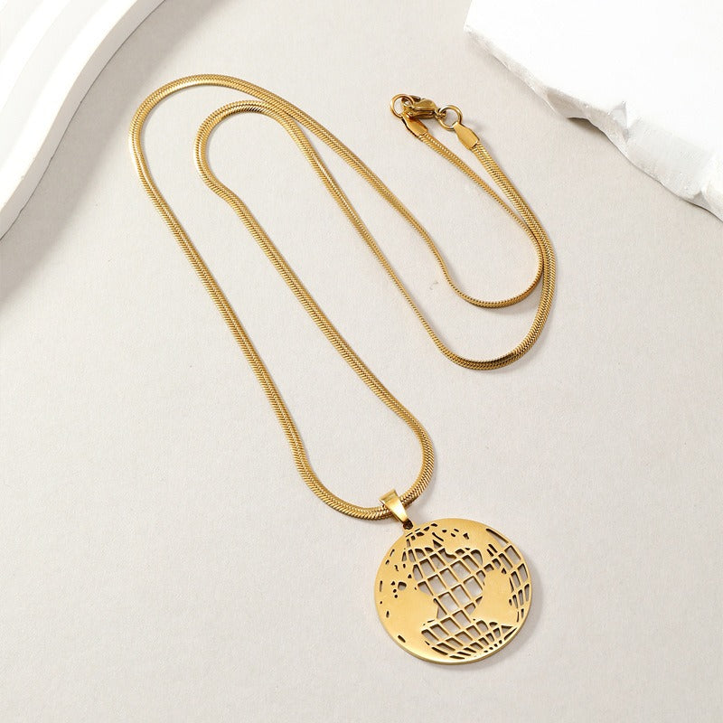 Wholesale Stainless Steel Hollow Jewelry Square Playing Card Necklaces ACC-NE-WangG003