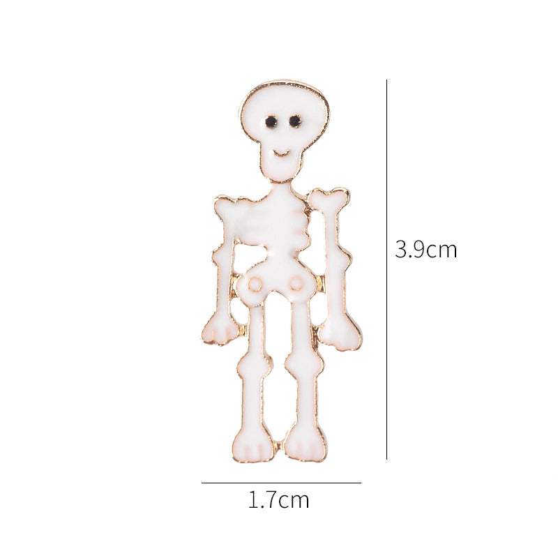 Wholesale Halloween Cartoon Alloy Oil Drop Brooch ACC-BCH-MDD001
