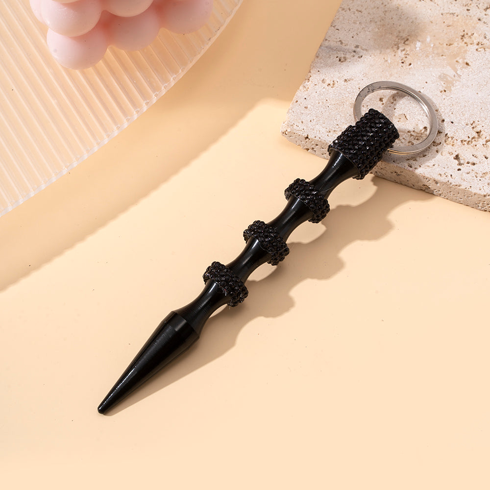 Wholesale Outdoor Pen-shaped Metal Pendant Diamond Keychains ACC-KC-ZhiYa057