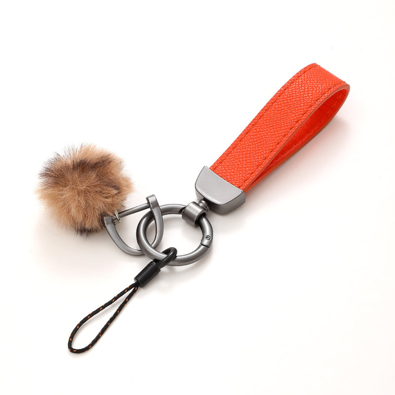 Wholesale Leather Plush Accessories Detachable Keychains ACC-KC-YiTian002