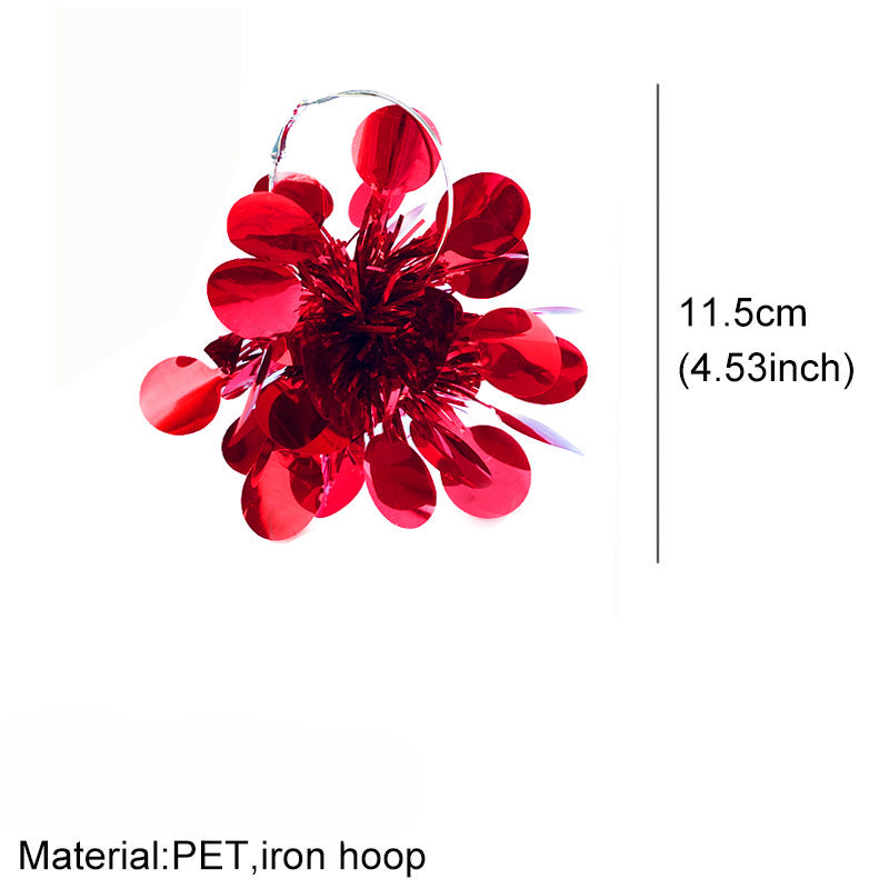 Wholesale 2 Pairs/pack Christmas Solid Color Simple Round Piece Geometric Earrings ACC-ES-HY177