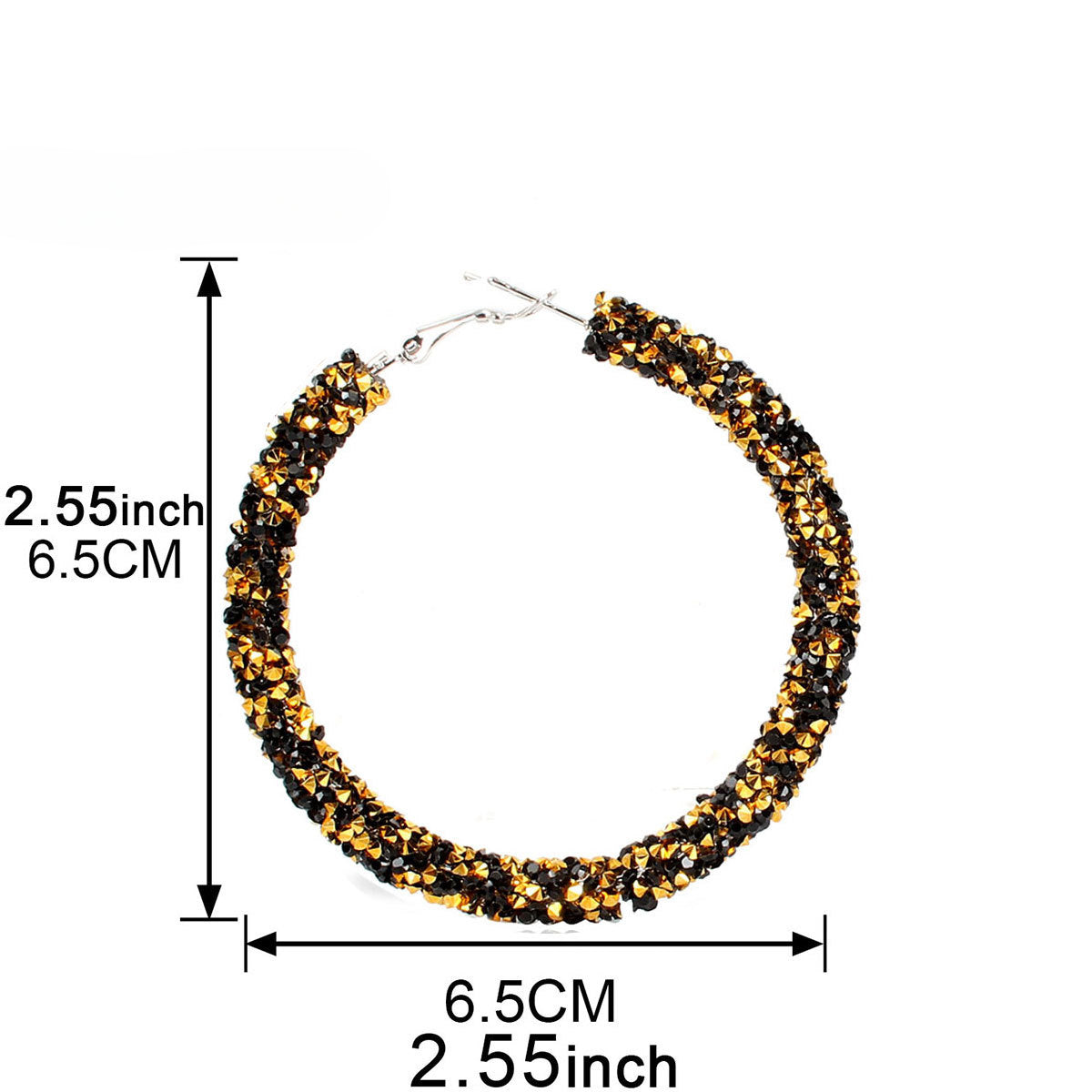 Wholesale Diamond Simple Hoop Earrings ACC-ES-Tengc002