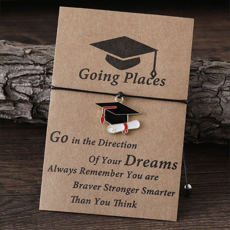 Wholesale Graduation Season Doctoral Hat Hand-woven Adjustable Hand Strap ACC-BT-zhiyu008