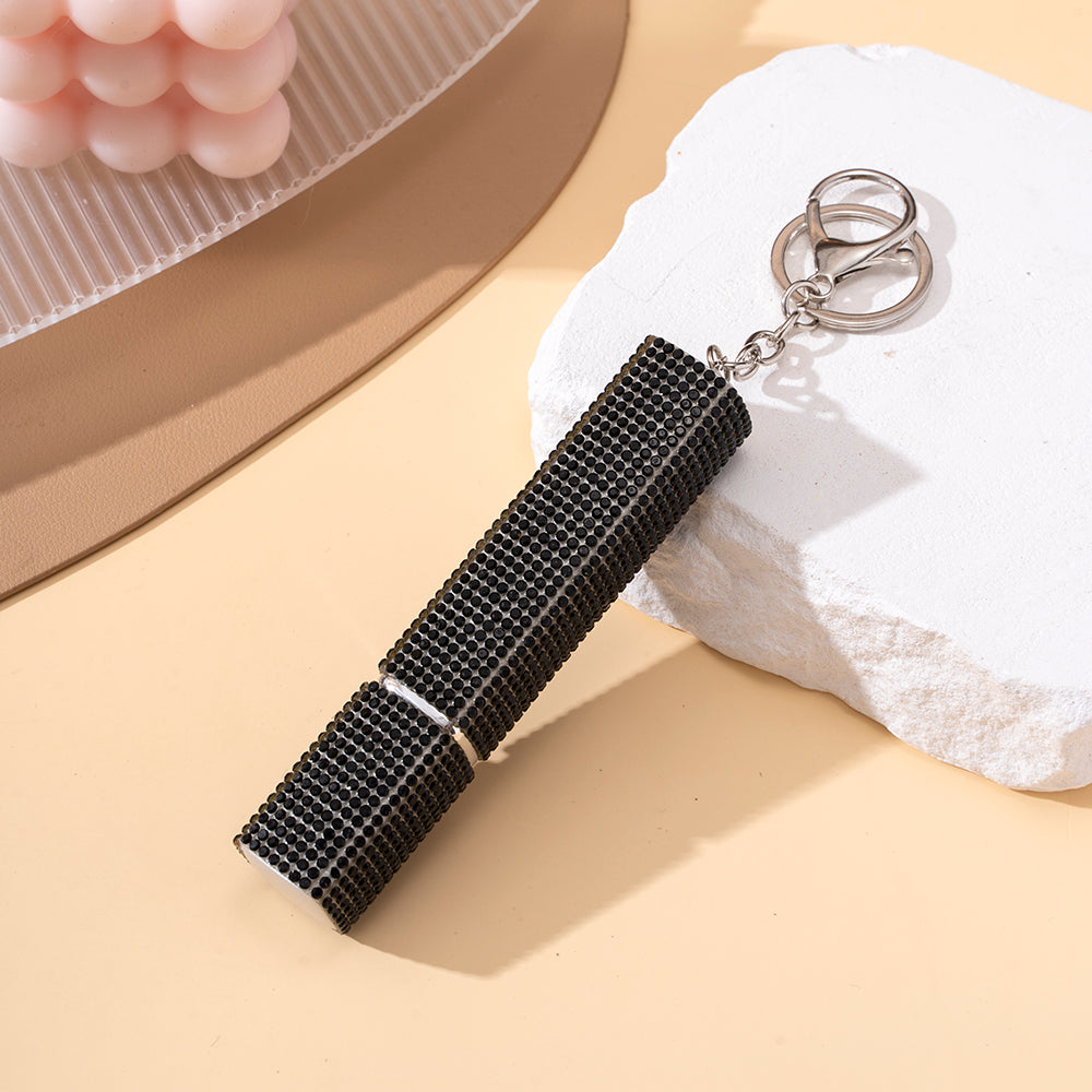 Wholesale Diamond 12ml Perfume Bottle Keychain Portable Keychain Pendant ACCVIP-KC-ZhiYa018