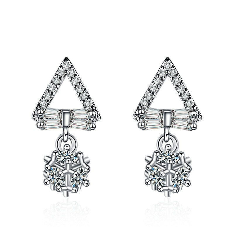 Wholesale Teardrop Short Zircon Geometric Earrings ACC-ES-MeiLi003