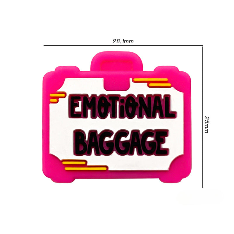 Wholesale 10pcs Silicone Cartoon Pink Box Focal Beads ACC-BDS-WDX115