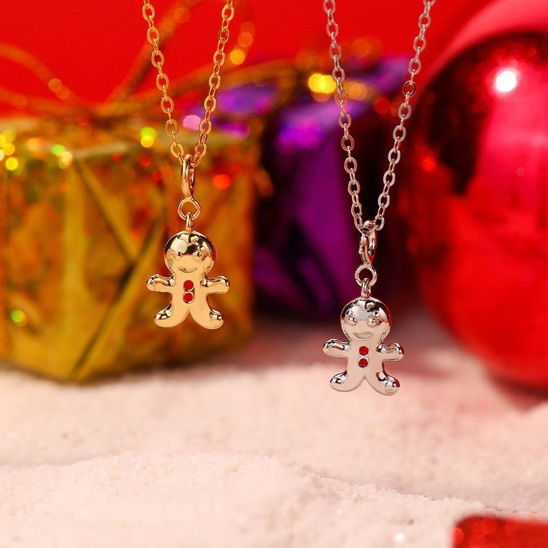 Wholesale 925 Sterling Silver Christmas Bell Necklace ACC-NE-YuanFan001