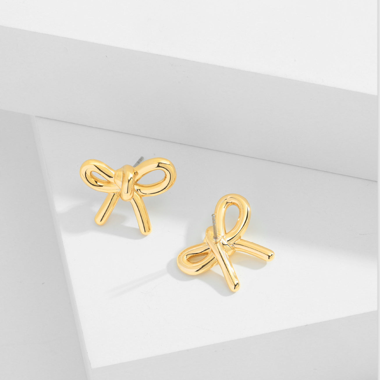 Wholesale Bow Copper Plating Earrings Polishing Accessories ACC-ES-HuaChuang003