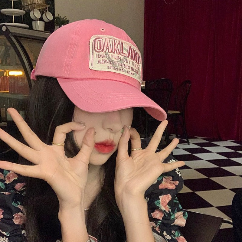 Wholesale 3D Embroidery Pink Baseball Cap ACC-HT-Xianj007