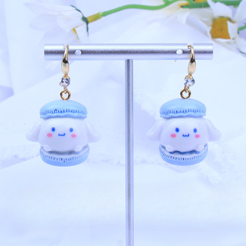 Wholesale Cartoon Cute Three-dimensional Resin Earrings ACC-ES-Fany008