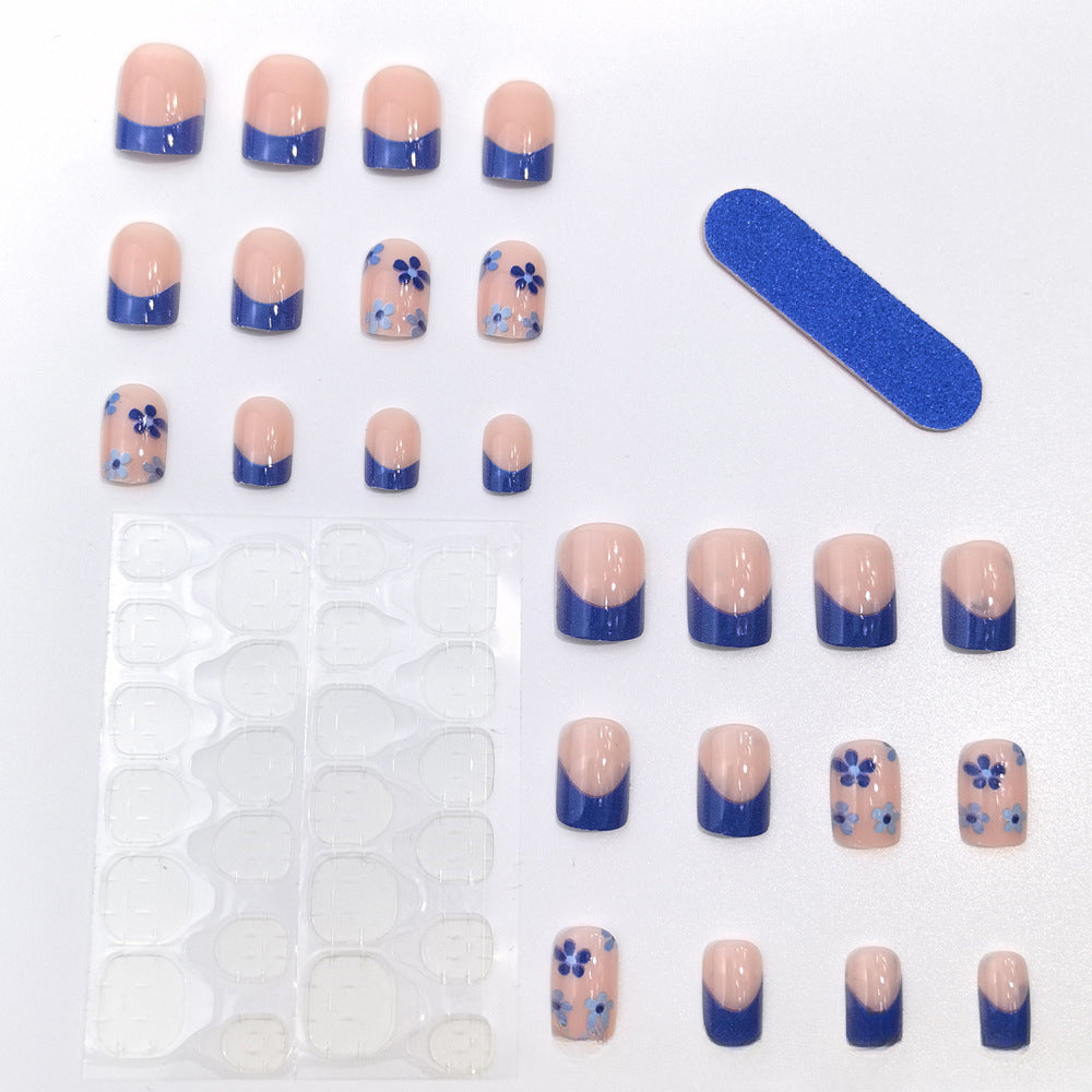 Wholesale 24 Pieces/box Press-on Nails Kits Nail Stickers ACC-NS-XingNai005