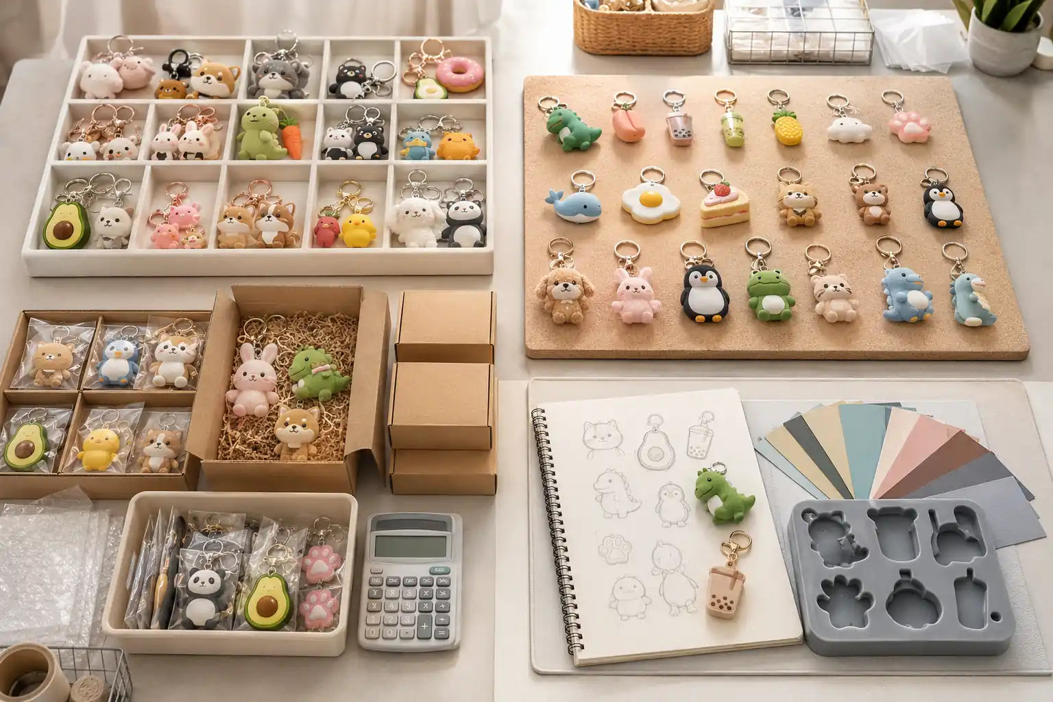 cartoon keychains wholesale sourcing platforms including ready stock marketplaces domestic wholesale and custom manufacturing
