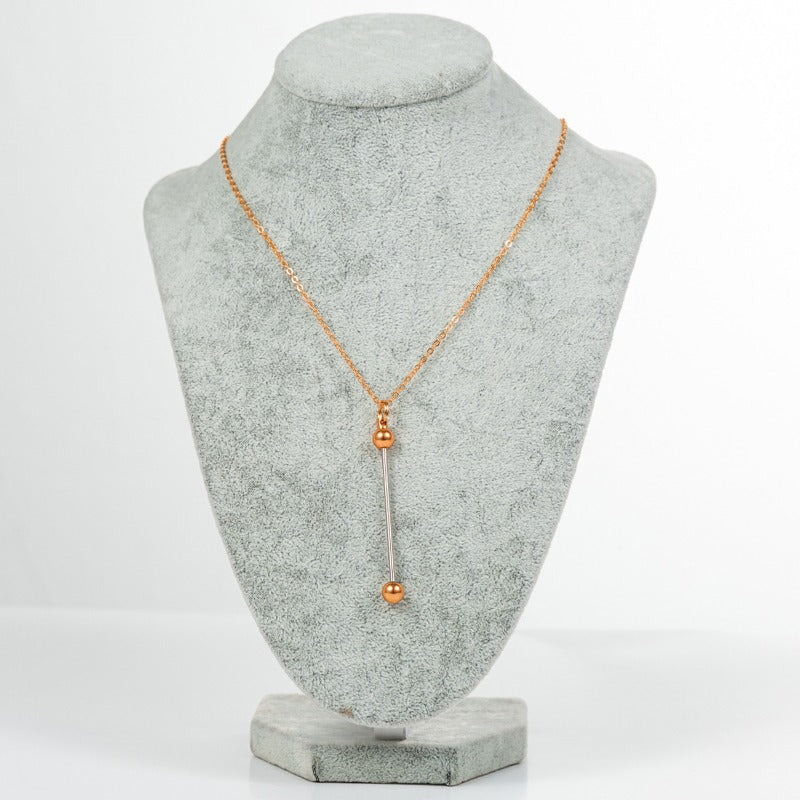 Wholesale Light Luxury Niche DIY Beaded Necklace ACC-NE-HuaH001