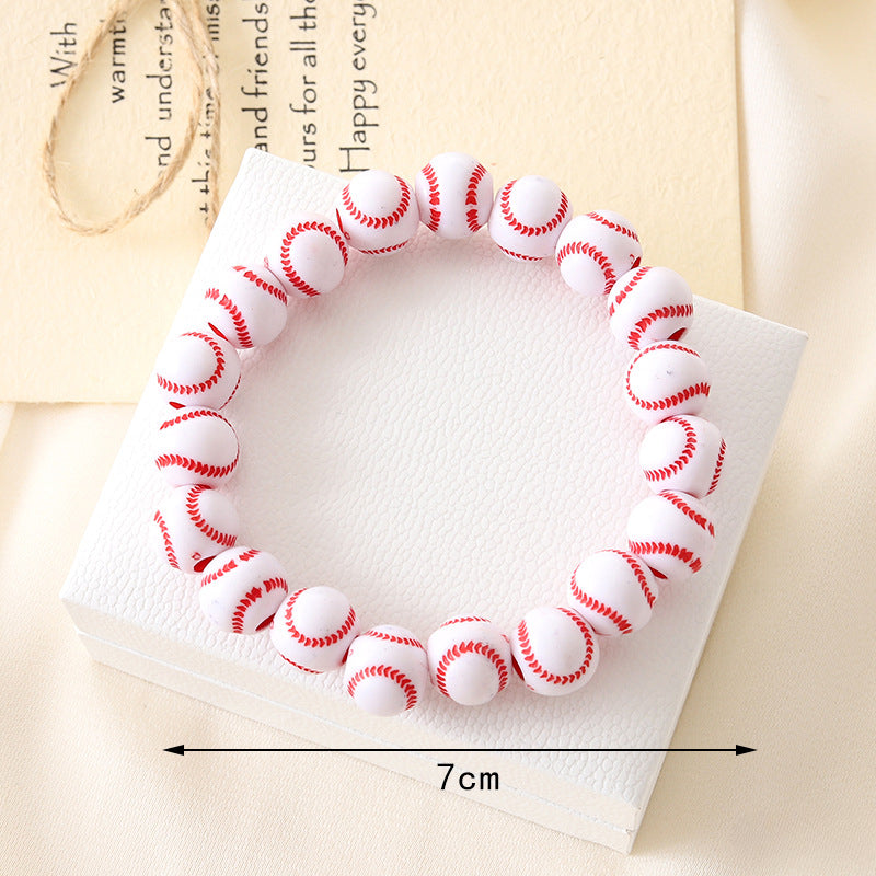 Wholesale Acrylic Ball Beaded Bracelets ACC-BT-YiL003