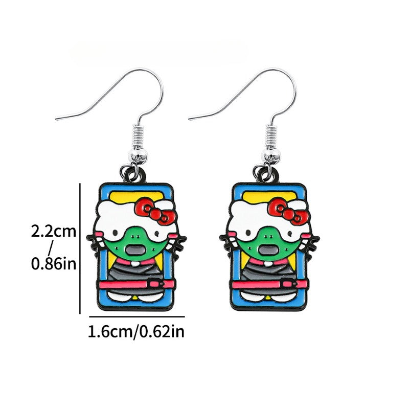 Wholesale Cute Cartoon Kitten Halloween Series Earrings ACCVIP-ES-KeFeng005