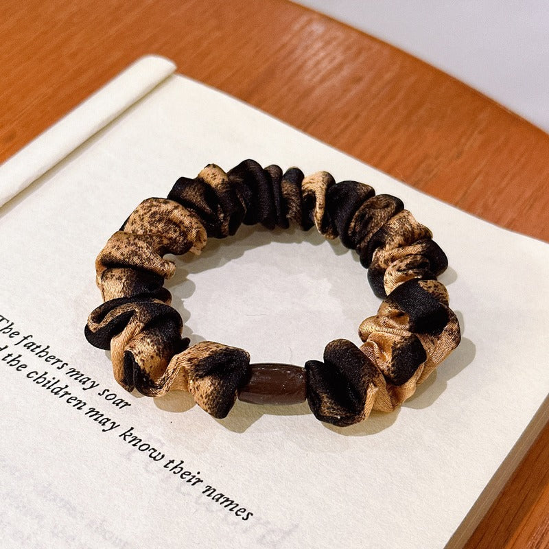 Wholesale 10pcs Leopard Print High Elastic Hair Band ACC-HS-Huidi035