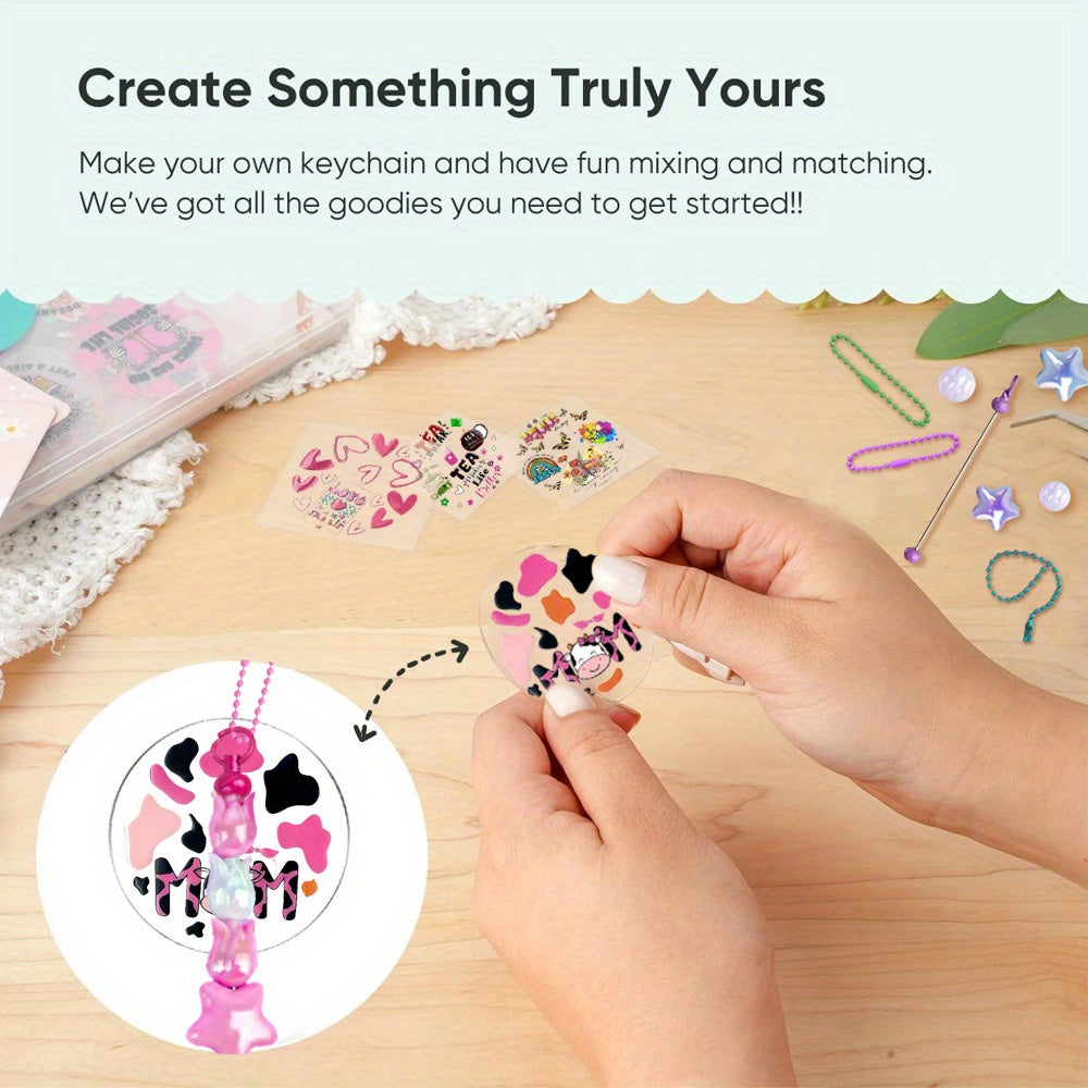 30pcs Beadable Cup Charms Acrylic Blank Keychains Pendants Mix Style UV DTF Wraps Kit Metal Cup Chain Decoration Beadable Cups Accessories for Cup DIY Beading Craft Fashion Gift