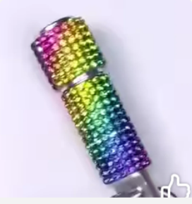 Wholesale New LED Fashion Diamond Mini Flashlight Carabiner Mini Emergency Flashlight Keychain Pendant ACC-KC-ZhiYa008