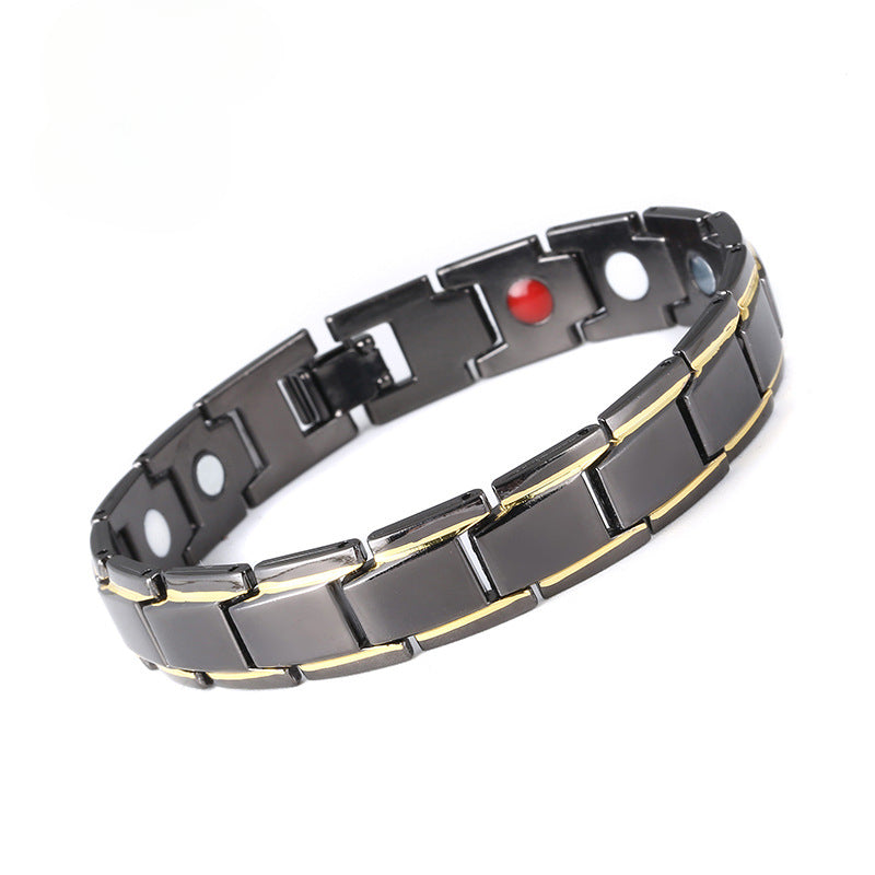 Wholesale Detachable Magnet Bracelet Alloy for Couples ACC-BT-YunJin004