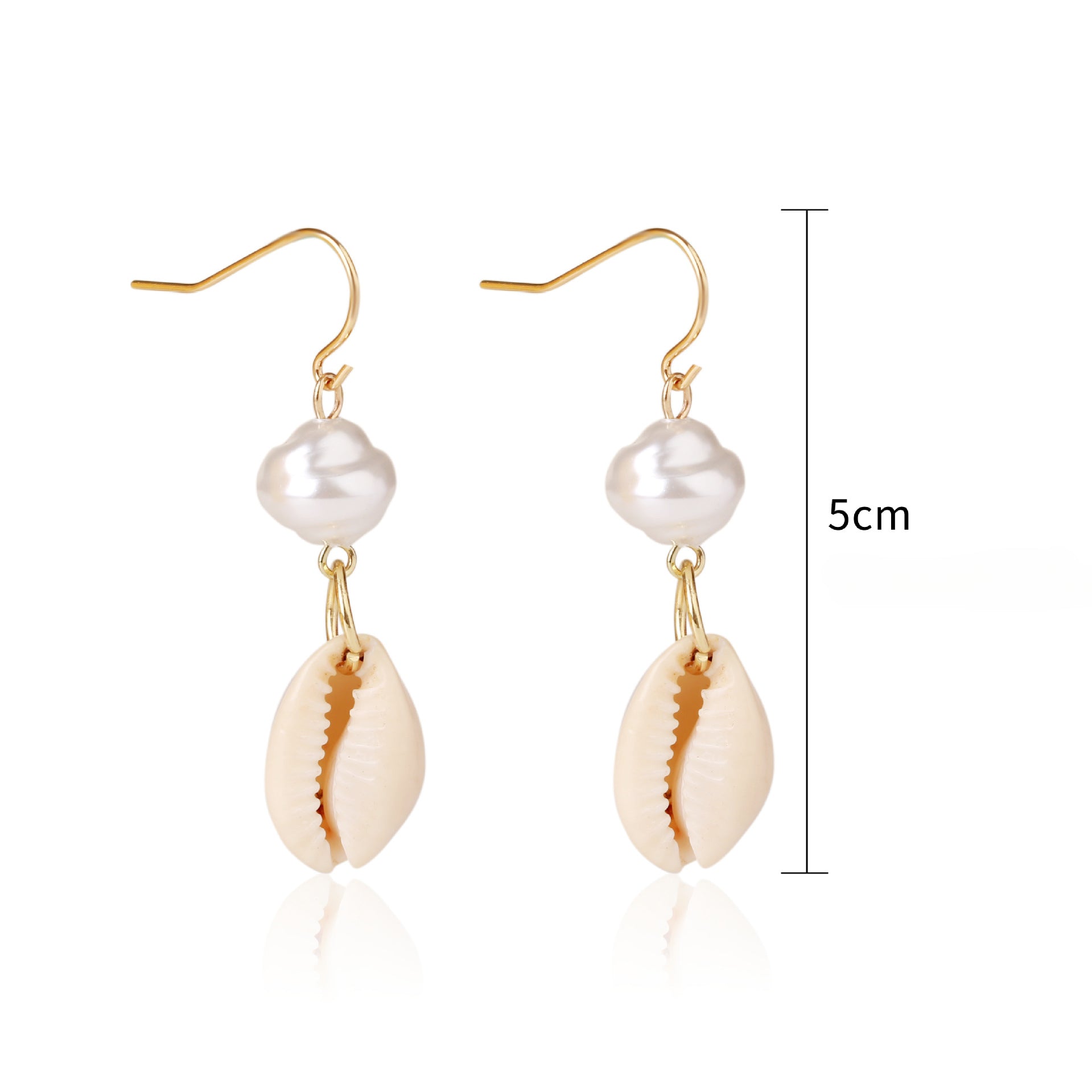 Wholesale Bohemian Ocean Pearl Shell Earrings ACC-ES-ManYi014