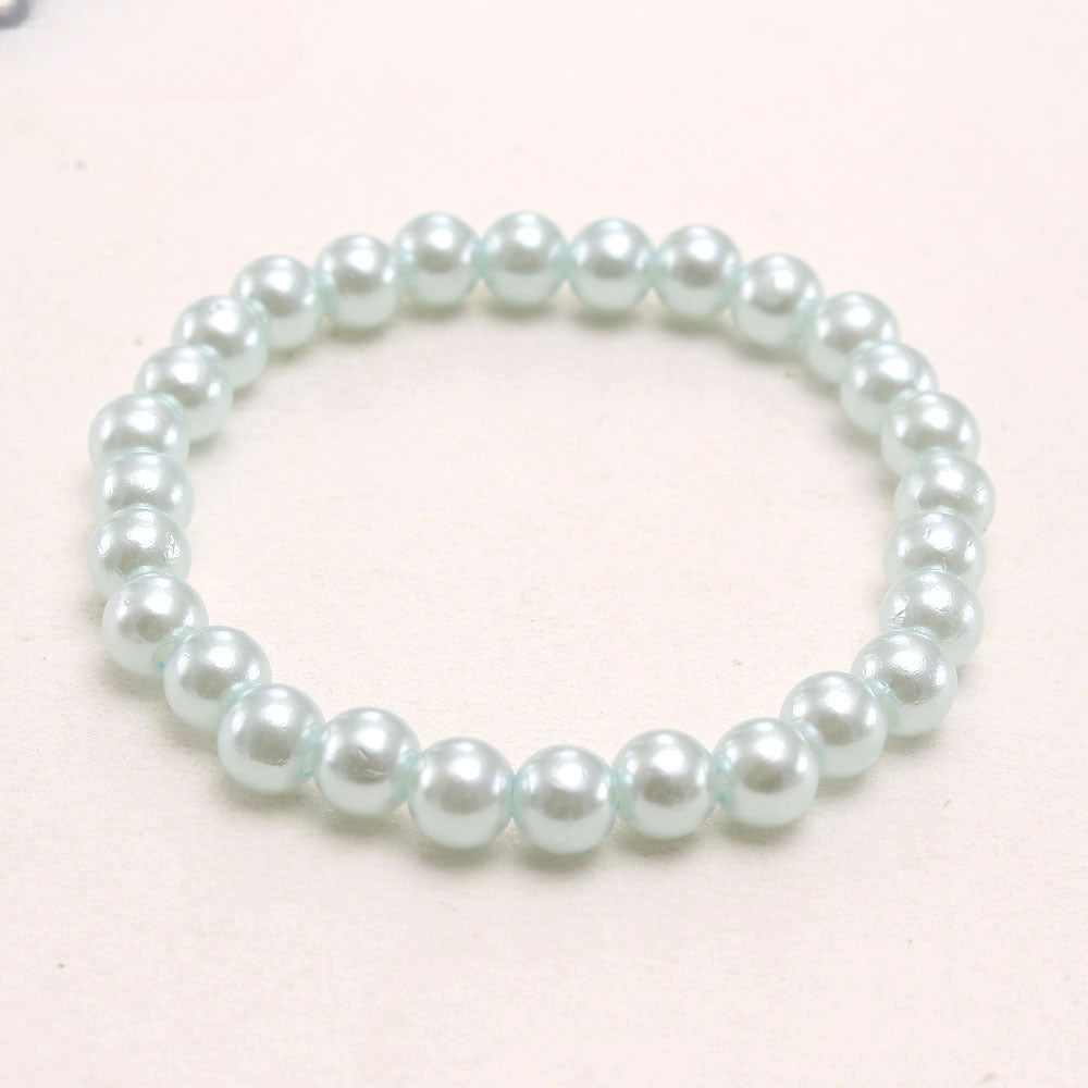 Wholesale Colorful Acrylic Pearl Children's Beaded Bracelet ACC-BT-NiJia003