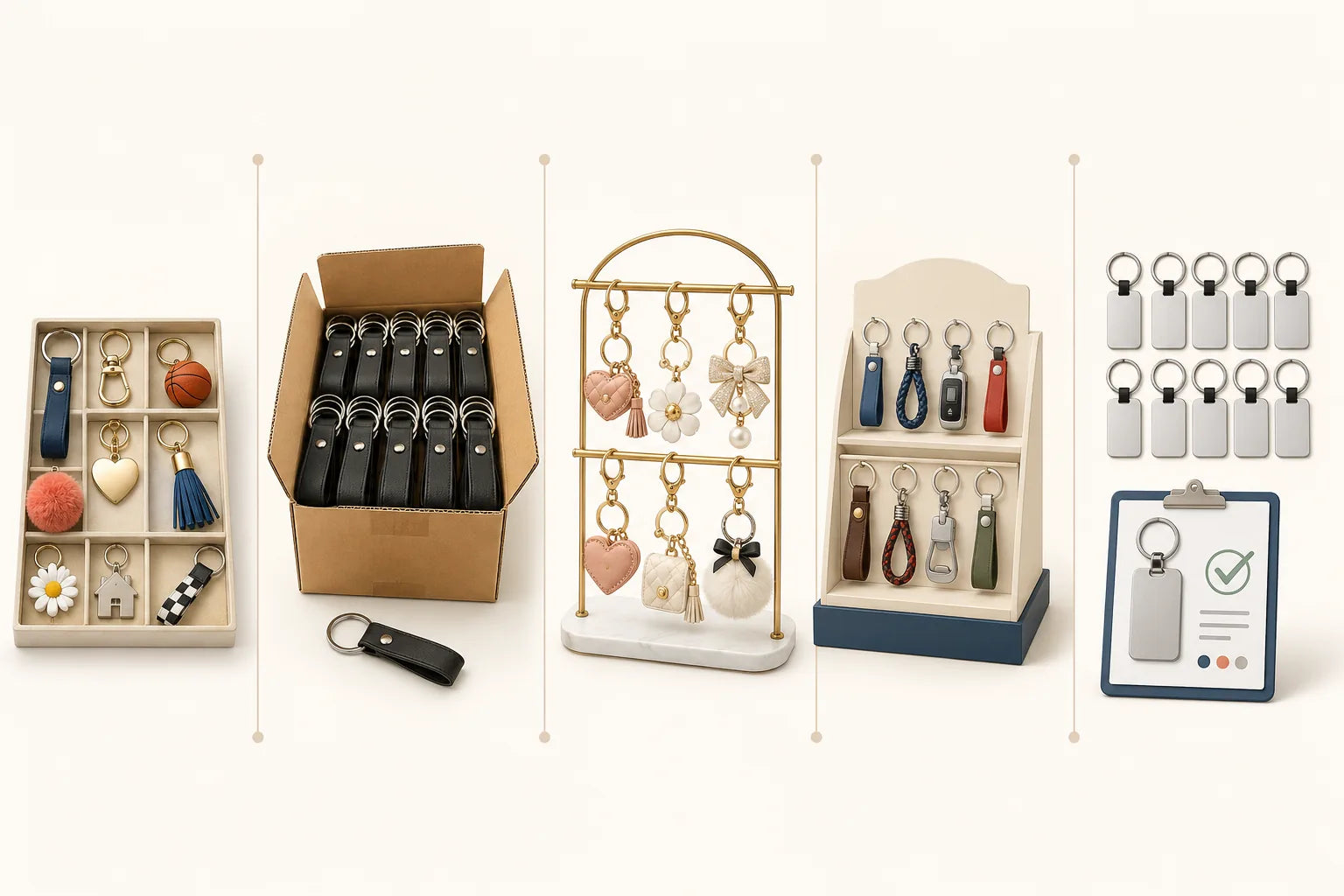 Cheap keychains supplier comparison for small retailers