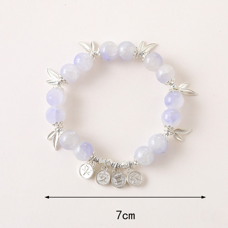 Wholesale Handmade Beaded Crystal Glass Bracelet ACC-BT-YiL005