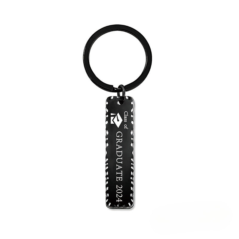 Wholesale 2024 Graduation Season Gift Inspirational Phrase Stainless Steel Keychain ACC-KC-Ganggu012